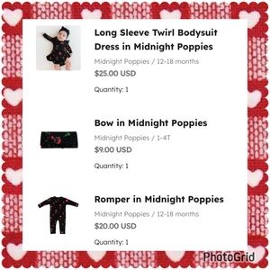 Make me an offer! KYTE discontinued print Midnight Poppies